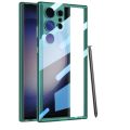 For Samsung Galaxy S24 Ultra Case S24Ultra Transparent Shockproof Protection Hard Back Cover Accessories Optional Capacitive Pen. 