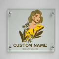 Customized Acrylic Board For Barber Shop & Beauty Salon Board. 