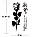 small tattoo cute letter planet sun moon compass tattoo sticker black henna tattoos water transfer body art waterproof. 