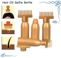 Pack of 2 Hair oil applicator comb bottle | Best professional hair oil applicator bottle with comb | 130 ml. 