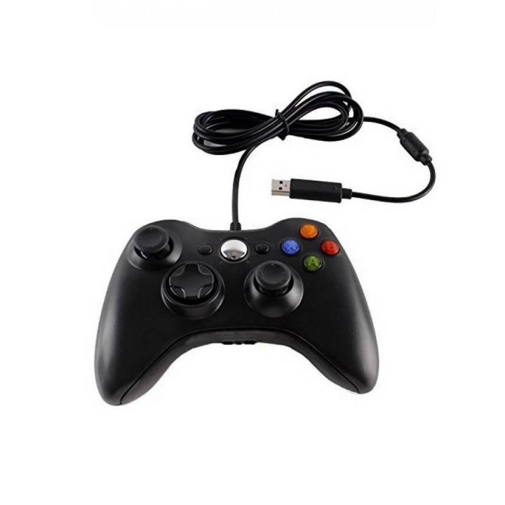 USB Plug n Play Controller - Joy Stick - Game Pad for Xbox 360 - Windows - Laptops & PC - Black