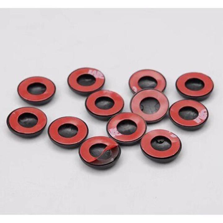 12Pcs Car Door Lock Screw Protection Stickers Covers Accessories for Alfa Romeo 147 156 159 164 4C 8C Giulietta GT MiTo Giulia