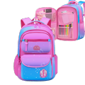 New Gradient Backpack For Girls Purple School Bags Kids For Grade 3 to 7. 