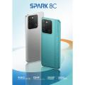 Tecno Spark 8C 6.6HD" Dot-in* IPS Display 3GB RAM + 64GB ROM , Rear Camera 13MP+QVGA , Front Camera 8MP With Dual-LED Flash , Fingerprint Sensor , Battery 5000 mAh. 