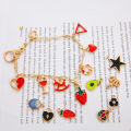 10Pcs Mixed Enamel Unicorn Animal Birds Tree Charms Pendants DIY Necklace Bracelet Handmade Jewelry Making Accessaries. 
