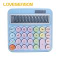 Large Button Calculator Large Display Solar-powered Calculator for Office Supplies 12-digit Desktop Calculator with Big Buttons Dual Power Source Everyday Use Calculator. 