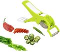 Multi Vegetable Cutter 5 Blade Vegetable & Fruits Cutter & Chopper Slicer suitable for restaurants, chef cutting. 