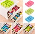 Adjustable Drawer Organizer Board - Storage Boxes Organizer - Home Decor - Box Divider Adjustable Stretchable Interlocking Plastic Drawer Divider Assorted Colors. 