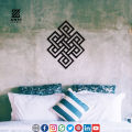 Fully Customized 3D wall decoration items, Wall Art, MDF Wall Decor, Housewarming Gift, Symbol Wall Decor, Wall Design, Wall Decoration Ideas, Endless Knot Wall Decor, Wall Design for Office, Bedroom, School (MDF) – Zento Stores. 