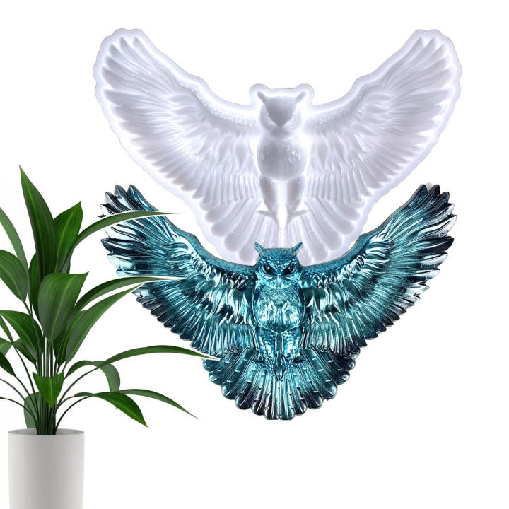 Silicone Owl Mold Durable Lovely Owl Shaped Resin Mold Owl Silicone Molds For Resin Home Office Decoration Diy Casting Fun Silicone Mold
