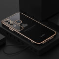 COROGI for Tecno Camon 17 Back Cover with Lanyard Luxury Plating Maple Leaf Stylish Fancy Case Soft Silicone Square Mobile Phone Cases Pouch for Girls Boys. 