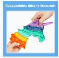 Pack Of 2 Popits Unicorn and Heart Shaped Soft Silicon Material Popits For Kids. 