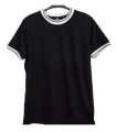 Black T Shirt With Good Quality Good Fabric Stich In Half Sleeves T Shirts For Men. 