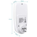 Power Meter Power Meter Power Kwh Electric Energy Meter UK plug. 