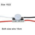 PIR Motion Sensor 3.7V 5V 12V 24V DIY Solar Lamp Board Control Sensor Night Light Module Controller Module Infrared Human Body. 