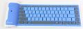 NEW Wireless Bluetooth Keyboard Foldable Roll Up Silent 87key Keypads Soft Silicone Flexible Teclado For PC Huawei Iphone Tablet. 