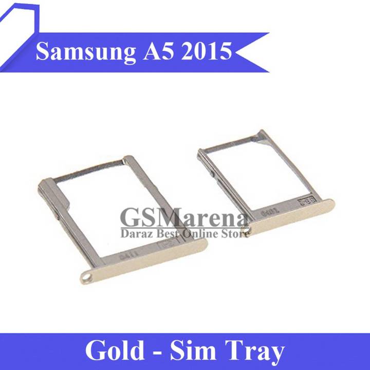 Samsung A5 2015 SIM Tray Sim Jacket Sim Slot Sim Door For Galaxy A5 2015 - Gold