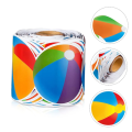 Bulletin Board Border 68.9 Feet Beach Ball Border Trim Borders for School Classroom Home Chalkboard Decoration Easy Install Easy to Use. 