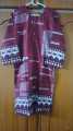 Black Linen Block Print Stitched Kurti for Women ST-06 GPS-60A. 