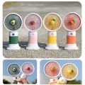 Portable Mini Handheld Fan Convenient and ultra-quiet USB mini handheld wind power fan with portable phone holder student office small cooling fans. 