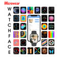 Microwear 007 Wireless Charging Smart Watch with Calling Feature. 