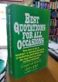 Best Quotations for All Occasions by Henry. 