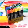 STA Dual Side Water Brush Pen Marker Set For Drawing 12, 24, 36 & 48 Color. 