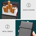 FOCUS Cigarette Case ABS Plastic 20pcs Cigarette Capacity Cigarette Box Smoking Accessary And card box Gift for Men. 