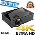 UNIC UC68 Original Projector 1800 Lumens 80 ANSI Multimedia Home Theatre HD 1080p Built-in HIFI Speaker Home Entertainment. 