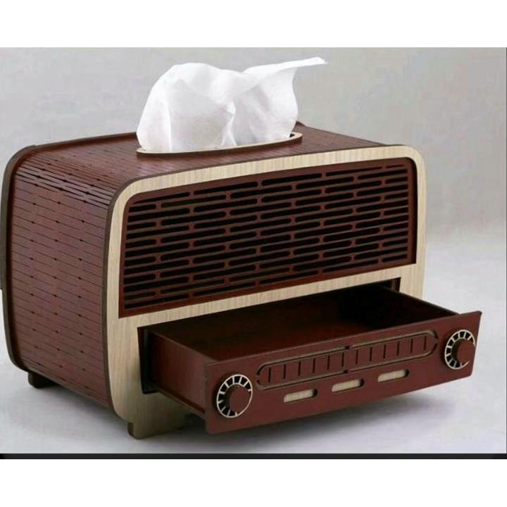Retro Radio Tissue Paper Box Daraz.pk