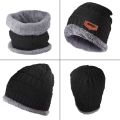 Knitted Hat Scarf Caps Neck Warmer Winter Hats For Men Women Skullies Beanies Warm Fleece Cap   Neck And Cap For Winter Season Hat Men Winter Thickening Heattech Neck Protection Scarf Woolen Cap Winter Velvet Cold Protection Windproof Cycling Toque Women. 