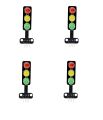 Pack of 4pcs 5V LED Traffic Light Module. 