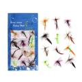 Fly-Like Insect Flying Fish Bait, High Carbon Steel Hook, Super Curved Hook, Perfect Lure Tool Easy Install Easy to Use. 
