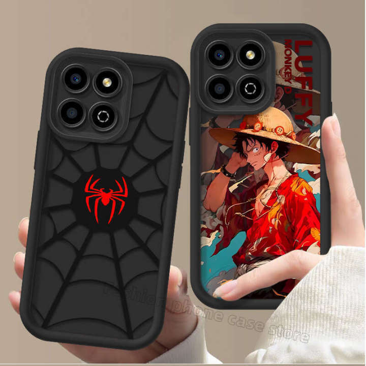 Phone Case X7C X5b Plus Honor 200 Smart 5G 4G Cute Fun Trendy Cool Cartoon Anime Casing Lens Protection Shockproof Silicone Soft Back Cover 2024