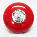 220v  150mm 6" Diameter Metal Electric Round Alarm Bell Red. 