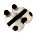Cozy Soft Winter Panda Slippers Fluffy Animal Panda Plush Slides Cute Thick Sole Girls. 