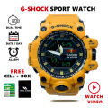 Military Mud Resist Dual Time Multifunctional Display Waterproof Sports Watch for Men. 