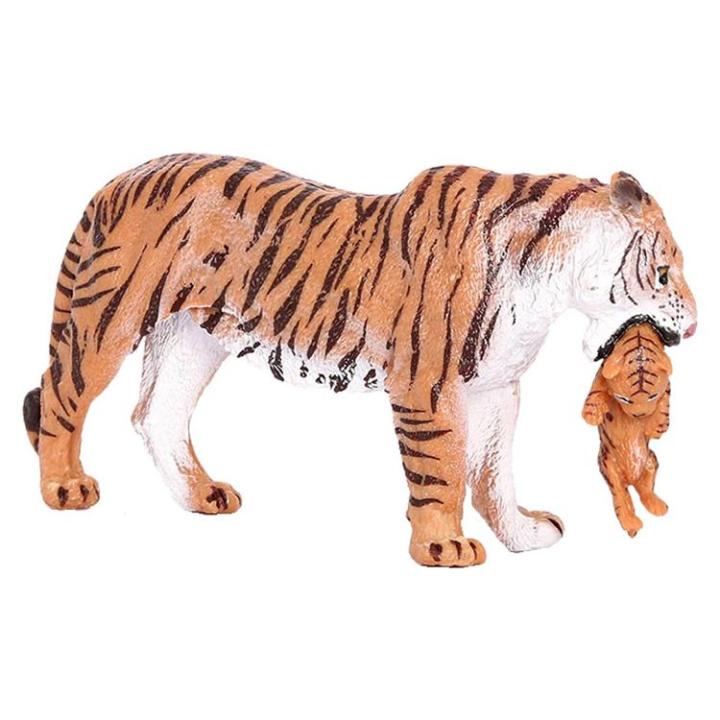 Rainforest Animals Figures Simulation Tiger Figures Wildlife Animal Toys Small Zoo Animal Decorative Ornaments for Home and Office value