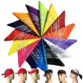 Square Paisley Bandanas Headbands For Women Men Fashion Fabric Ride Mask Hip Hop Hairbands Sport Head Bands Scarfs Accessories. 