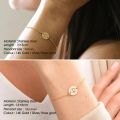 Orazio Custom Name Stainless Steel Bracelet 14k Gold Personalized Letter Wristband Italian Charm Jewelry Dropshipping Suppliers. 