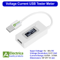 USB Tester Dual USB Ampere Voltage Time & mAh Charger Detector Double USB for Output 3-9V 0.1-3A USB Tester by Electrica. 