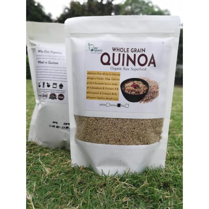 Organic Quinoa 500Gm - Ready To Cook Quinoa قنواہ Reduce Weight چھلکا اُترا دُھلا ہوا قنوا