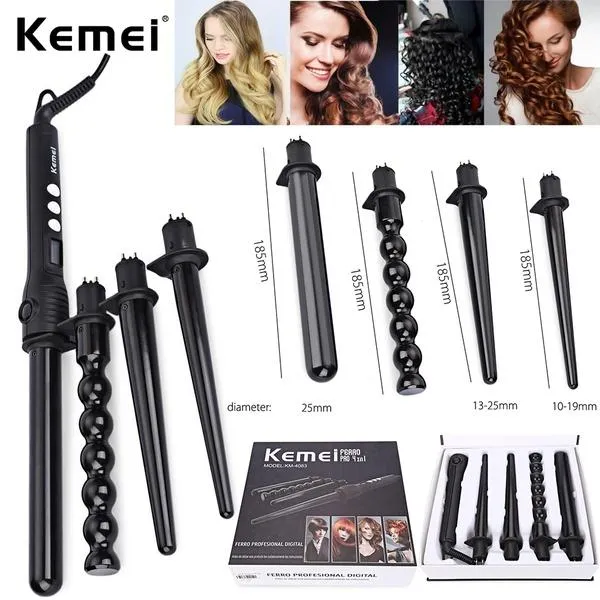 Kemei%20Hair%20Curler%204%20in%201%20Curling%20Iron%20Removable%20Curler%20Roller%20Conical%20&%20Gourd-shaped%20Curling%20Wand%20Electric%20Hair%20Styler%20Curls%20-%20Image%206