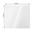 Acraylic Sheet 8 x 8 inches Transparent For Glass Painting & Art & Craft. 