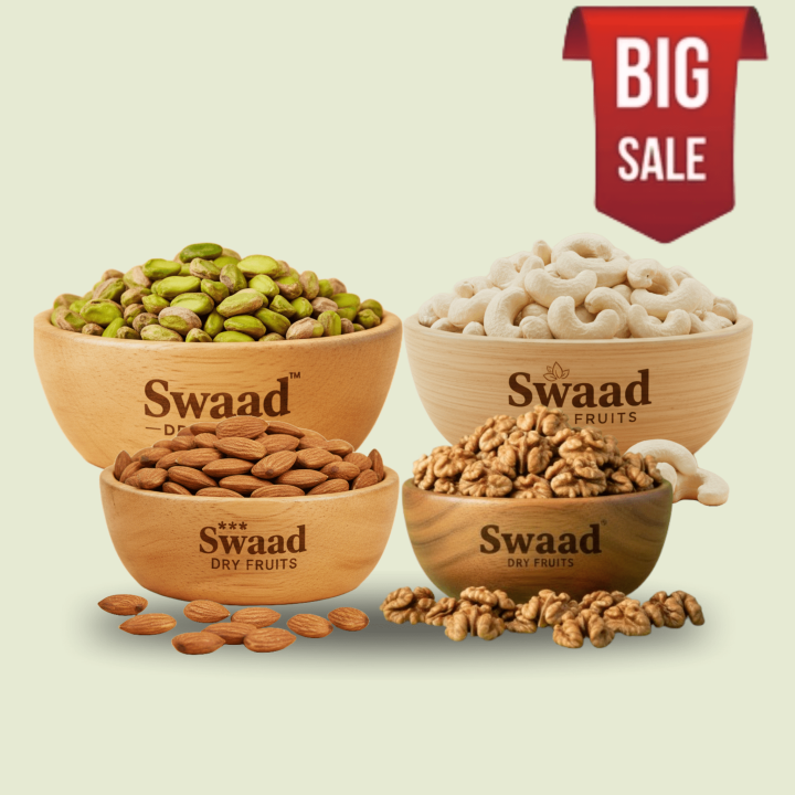 Mix Dry Fruits Gift Box – Premium Badam Giri, Akhrot, Kaju & Pista with ...