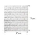 3D Brick Wall Stickers Self Adhesive Wallpaper Sheets 3mm  Peel and Stick Wall Brick Room Panels PE Foam High Quality Bricks Wallpaper. 