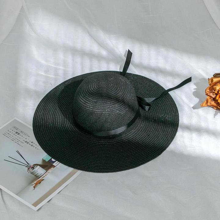 Women's Beach Hats Stylish Sun Protection Hats Wide Brim Sun Hats Straw Bucket Hats Sun Hats For Women