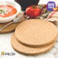 Gift City Presents 1/3/6/12 Pcs Round Plain Cork Tea Coaster Heat Insulation Non-Slip Tableware Kitchen Cup Mat Household Drink Coffee Tea Cup Pad Table Decoration. 