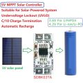 Sdbk03ta Dc 5v 1a Mppt Solar Charge Controller 4.2v/3.7v Charger Module Board For I-Ion/li-Po Lifepo4. 