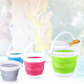 Foldable Silicone Collapsible Outdoor Fishing Pot Durable Camping Bucket 10Liters - AABA MALL. 